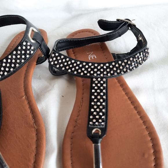 RHINESTONE SANDALS - Picture 2 of 5